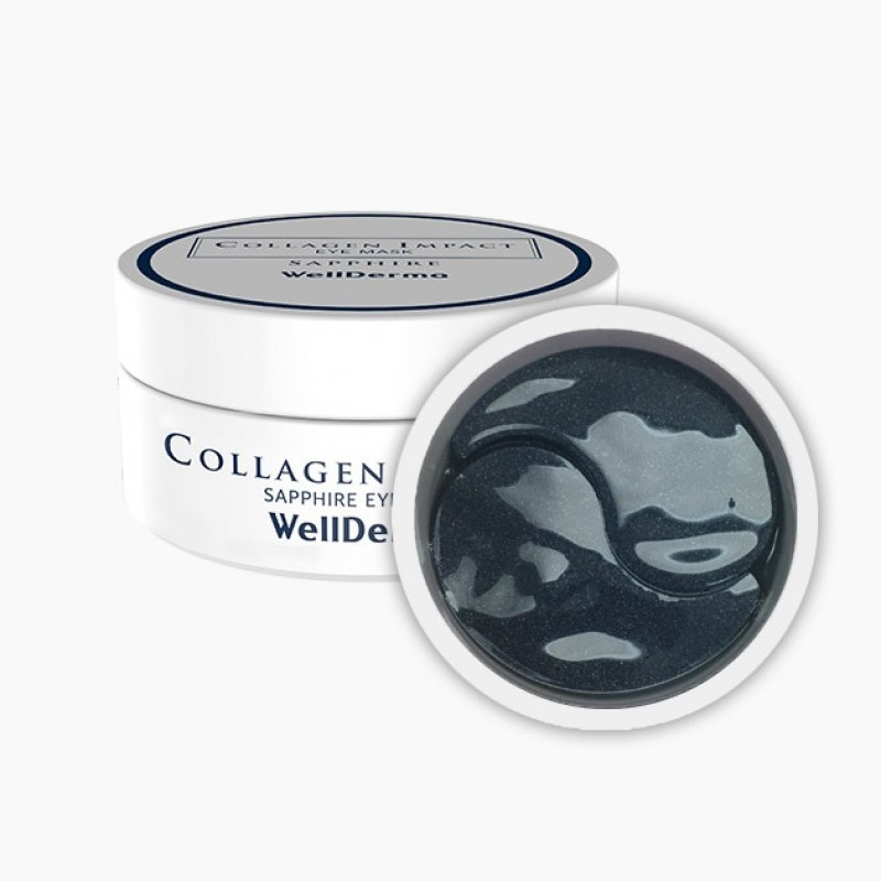 Гидрогелевые патчи для глаз с коллагеном WELLDERMA COLLAGEN, 60 шт.