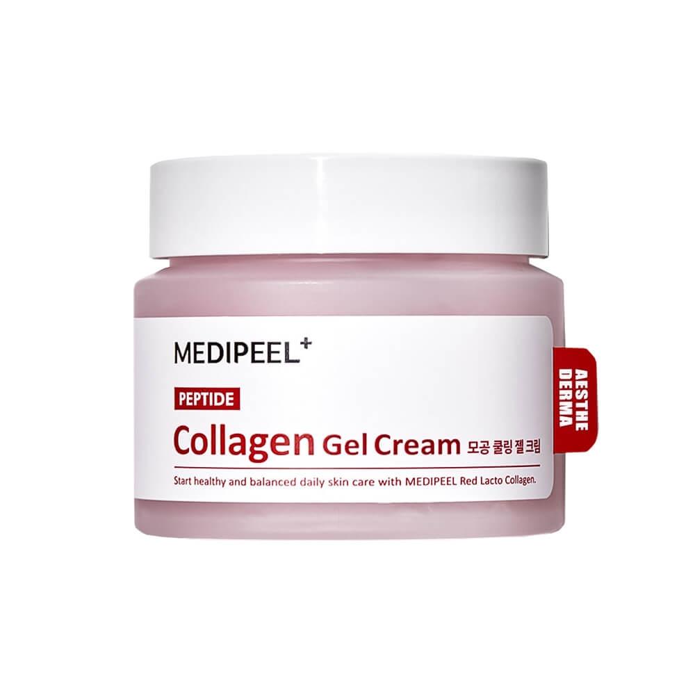 Двойной крем-гель с коллагеном и пептидами MEDIPEEL Red Lacto Collagen Hydro Gel Cream, 80 мл