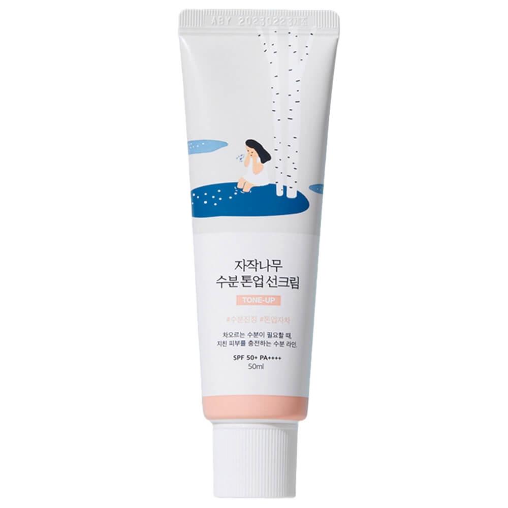 Тонирующий солнцезащитный крем Round Lab Birch Juice Moisturizing Tone-Up Sunscreen SPF50+ PA++++, 50 мл