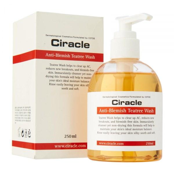 Пенка для умывания для проблемной кожи с маслом чайного дерева Ciracle Anti Blemish Teatree Wash, 250мл