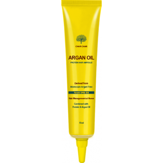 Сыворотка для волос восстановление\аргановое масло Char char argan oil protein hair ampoule, 15мл