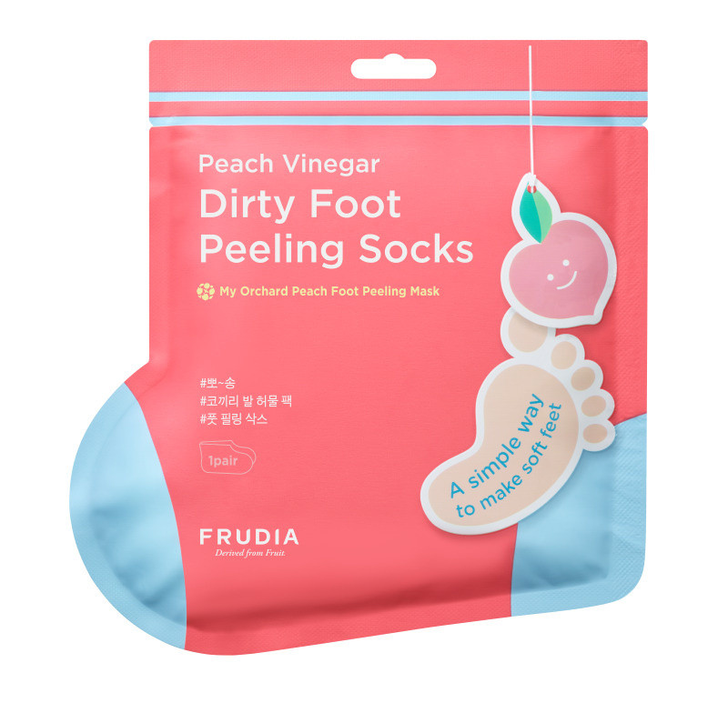 Маска-носочки для педикюра с ароматом персика Frudia My Orchard Peach Foot Peeling Mask, 40 мл