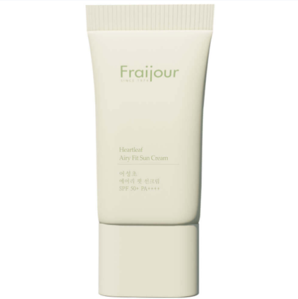 Лёгкий солнцезащитный крем с хауттюйнией Fraijour Heartleaf Airy Fit Sun Cream SPF50+ PA++++, 50 гр