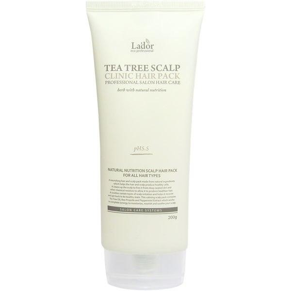 Пилинг для кожи головы с чайным деревом LA'DOR TEA TREE SCALP CLINIC HAIR PACK, 200 мл