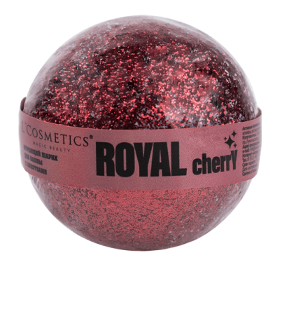 Бомбочка для ванны с блестками «Royal Cherry», 160г
