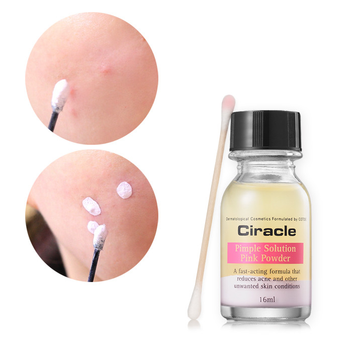 Точечное средство против воспалений и угрей CIRACLE Pimple Solution Pink Powder, 16мл