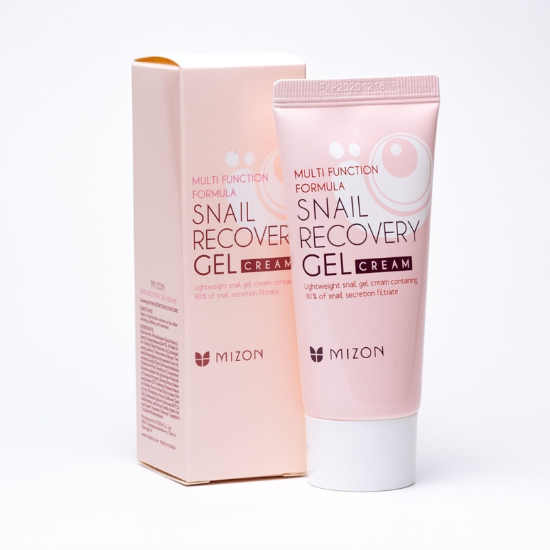 Крем-гель для лица Snail recovery gel cream муцин улитки MIZON,45мл