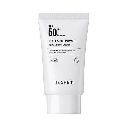 Крем с SPF защитой  SPF50 Eco Earth Power Tone Up Sun Cream