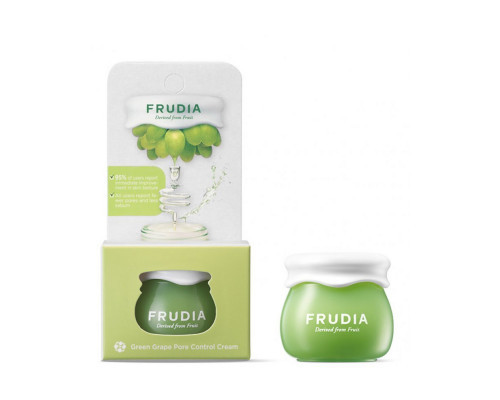 Крема для лица миниатюра с зеленым виноградом Frudia Green Grape Pore Control Cream, 10 мл