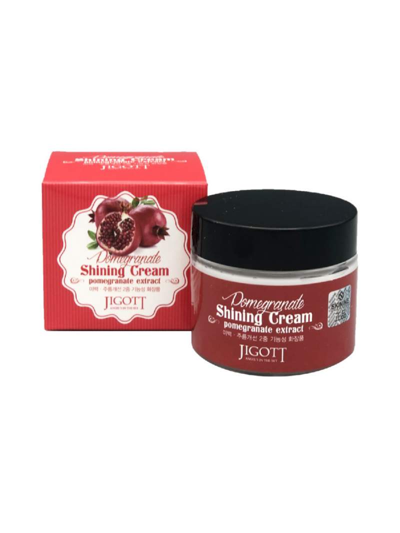 Крем для лица с экстрактом граната Jigott Pomegranate Shining Cream, 70 мл