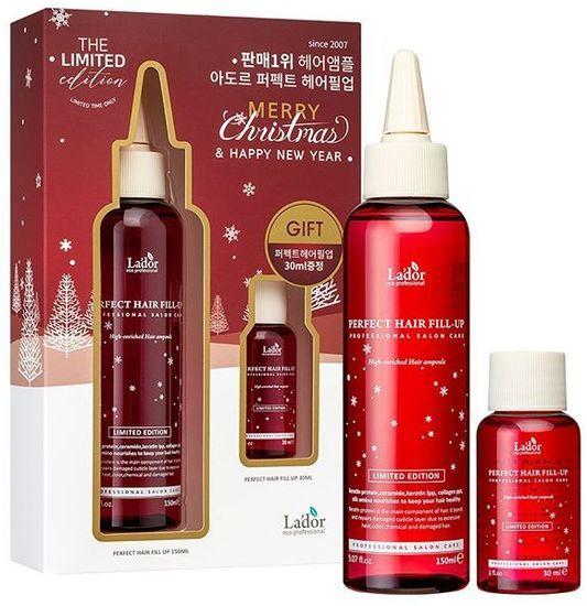 LADOR Филлер для волос набор CHRISTMAS LIMITED EDITION PERFECT HAIR FILL-UP(150ML + 30ML) 150мл/30мл