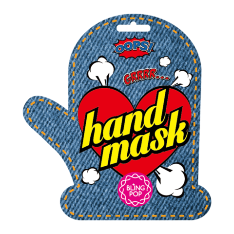 Маска для рук с маслом ши BLING POP SHEA BUTTER HEALING HAND MASK 18гр
