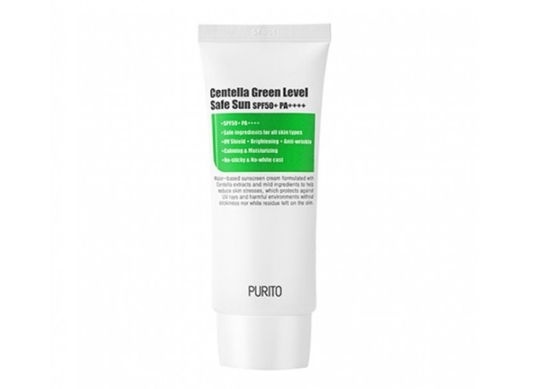 Крем с SPF защитой Purito - Centella Green Level Safe Sun 50+PA++++ - 50 мл