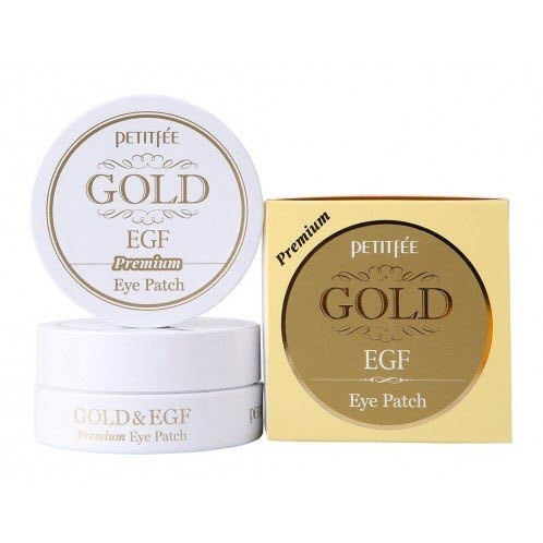 Патчи для глаз гидрогелевые с золотом Petitfee Premium  EGF Gold & EGF Eye Patch, 60 шт