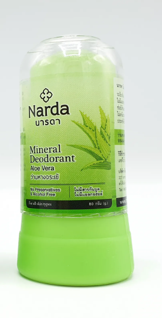 Дезодорант кристаллический "Алоэ вера" Narda Mineral deodorant Aloe Vera, 80гр