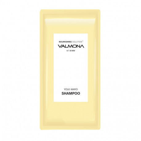 ПРОБНИК VALMONA NOURISHING SOLUTION YOLK-MAYO SHAMPOO Питательный шампунь с мёдом и яичным желтком, 10 мл