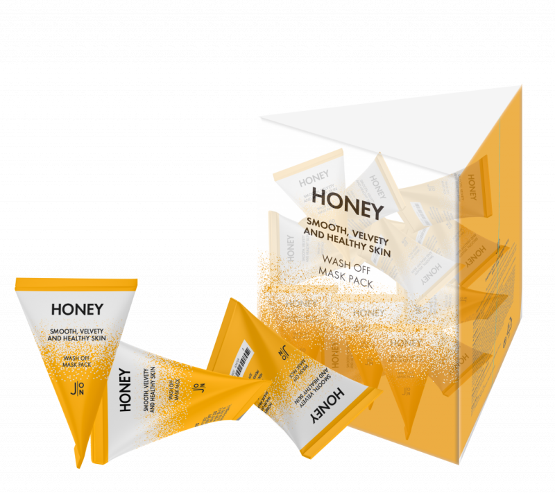 Маска для лица МЕД  омолаживающая J:ON Honey Wash Off Mask Pack, 5 гр