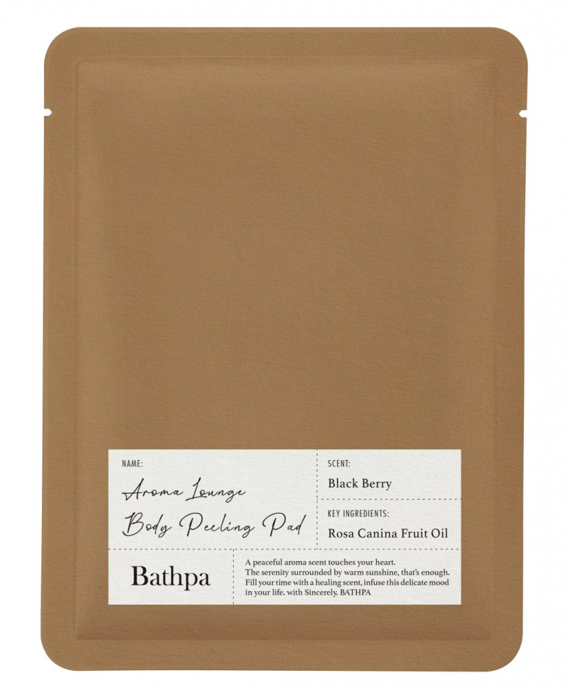 Пилинг-перчатка для тела  TM Bathpa Aroma Lounge Body Peeling Pad (Black Berry), 20 гр