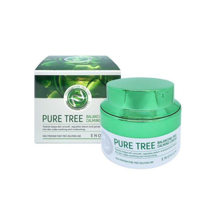 Крем для лица с экстрактом чайного дерева ENOUGH  Pure Tree Balancing Pro Calming Cream, 50 мл