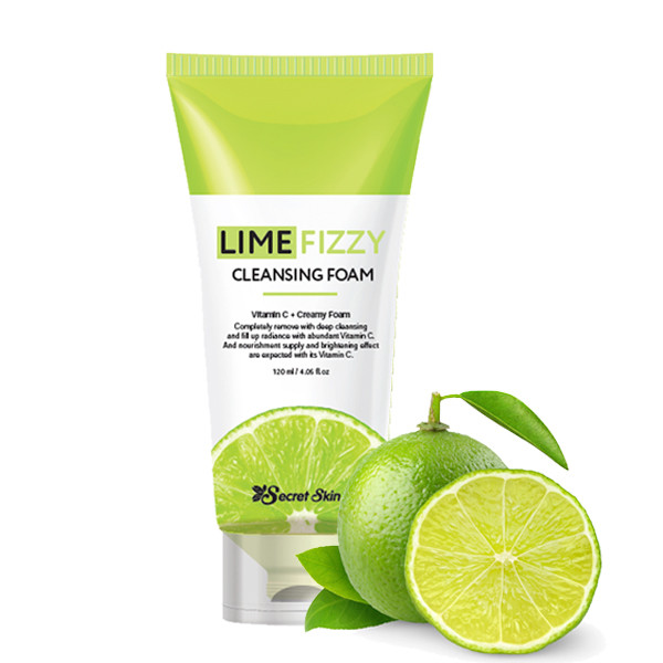 Пенка для умывания SECRETSKIN LIME FIZZY CLEANSING FOAM 120мл