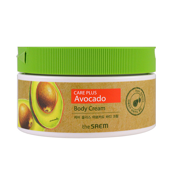 Крем для тела с экстрактом авокадо The Saem Care Plus Avocado Body Cream, 300 мл.