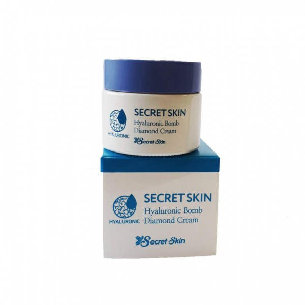 Увлажняющий  крем для лица Secret Skin Hyaluronic Bomb Diamond Cream,50гр