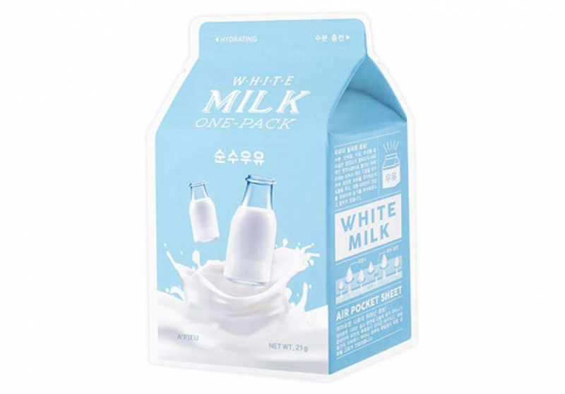 Маска для лица тканевая  A'PIEU White Milk One-Pack 21гр