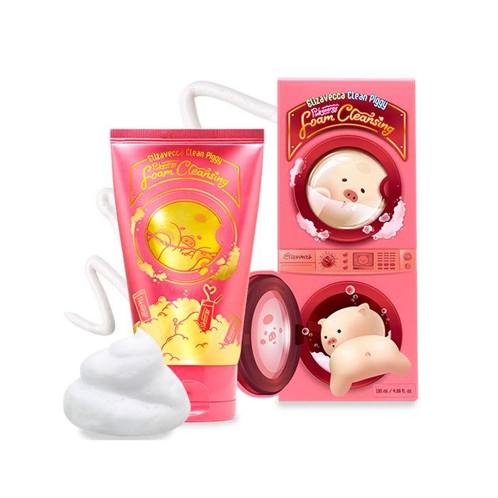 Пенка для умывания с ягодами Elizavecca Clean Piggy Pinkenergy Foam Cleansing, 120 мл