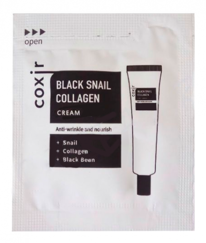 Антивозрастной крем для век с улиточным муцином (пробник) COXIR Black Snail Collagen Eye Cream , 2 мл