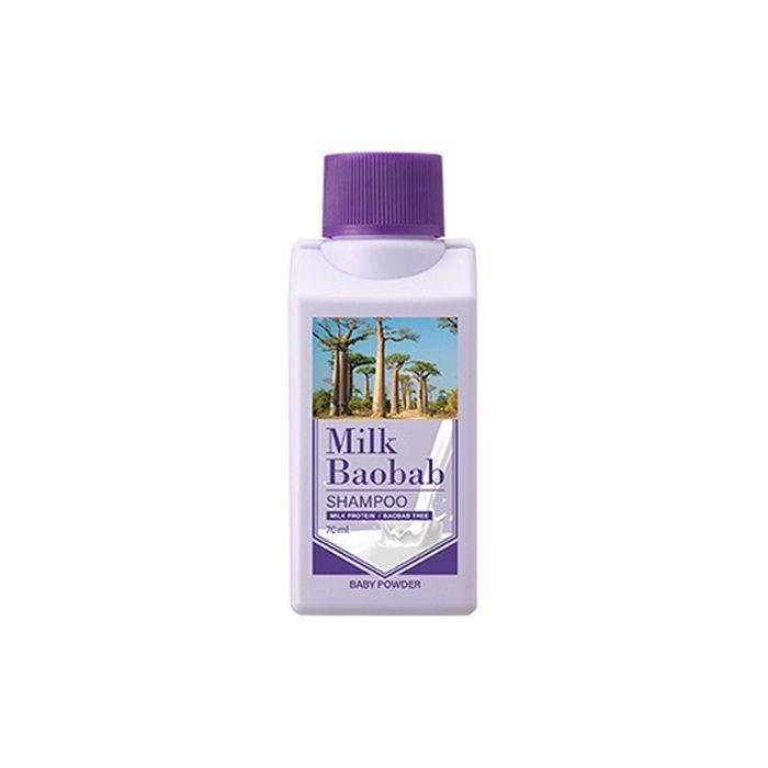 Шампунь для волос Milk Baobab Shampoo Baby Powder Travel Edition шампунь, 70мл
