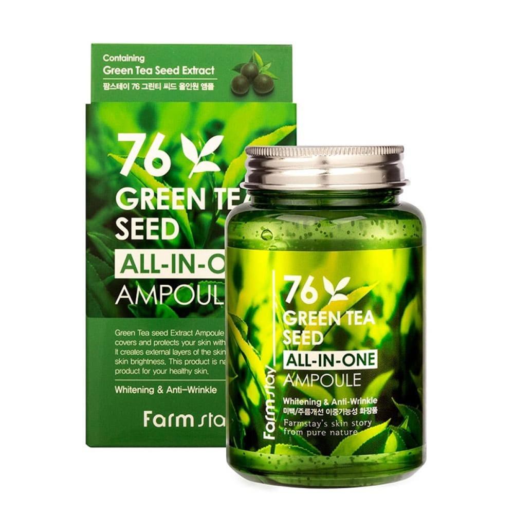 Сыворотка для лица с экстрактом зеленого чая Green Tea Seed All-In-One Ampoule, 250 мл