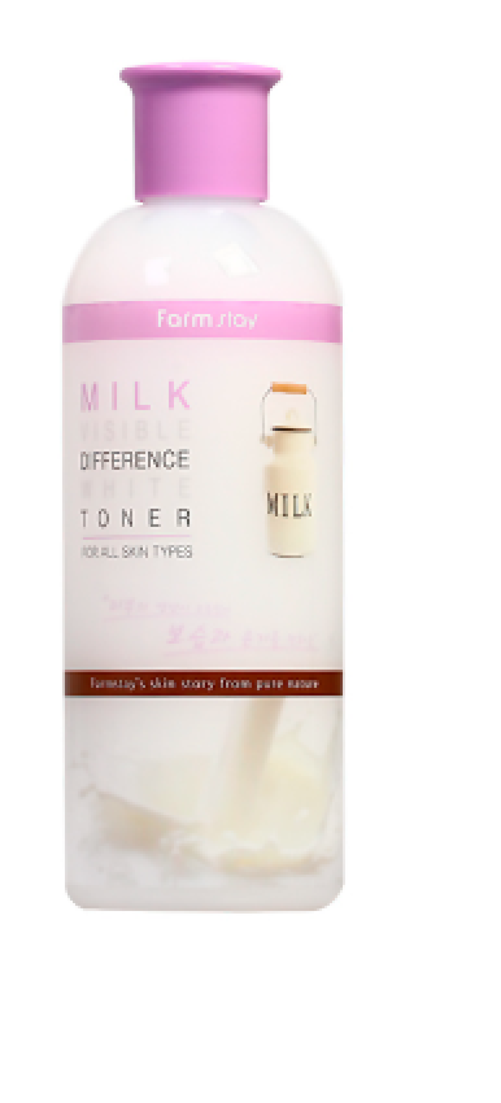Тонер с молочным экстрактом Farm Stay Visible Difference White Toner Milk, 350 мл