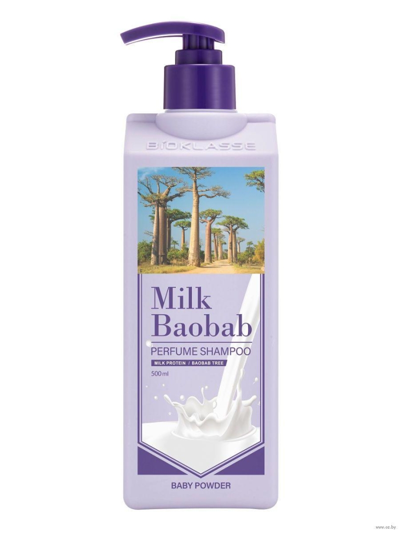 Шампунь для волос с ароматом детской присыпки Original Shampoo Baby Powder Milk Baobab, 500 мл